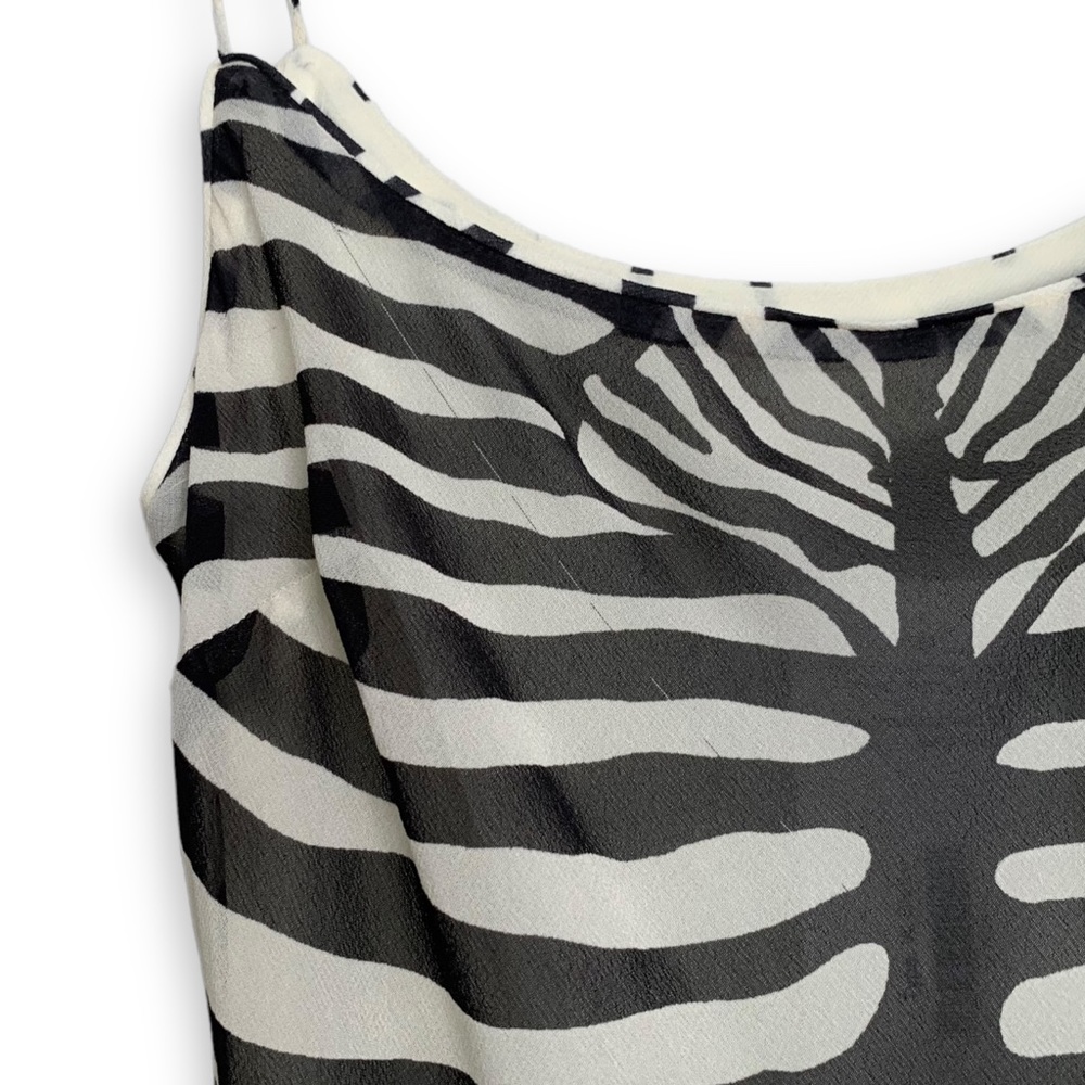 Ronny Kobo Scarlett Silk Slip Maxi Dress Zebra Print SOLD - Picture 11 of 13